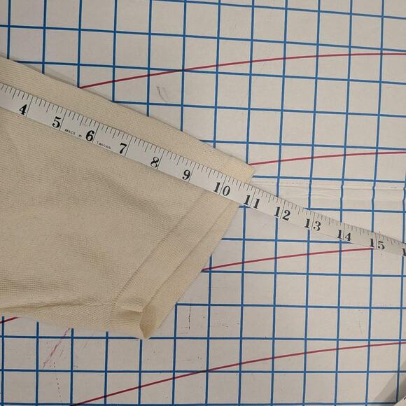 C.C. Courtenay Silk-Cotton blend Knit Tee, Size L - Picture 8 of 8